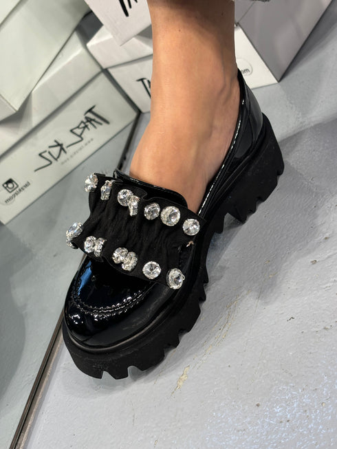 BENNET PATENT LOAFERS